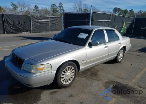 2009 Mercury Grand Marquis Ls (Fleet Only) из США, поврежденный, VIN 2MEHM75V29X627459